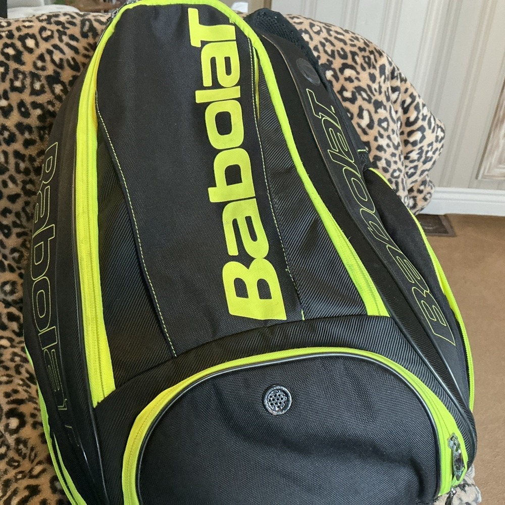 Babolat 2023 Pure Aero x12 Tennis Bag Racket Racquet Pack Yellow 73L 751221